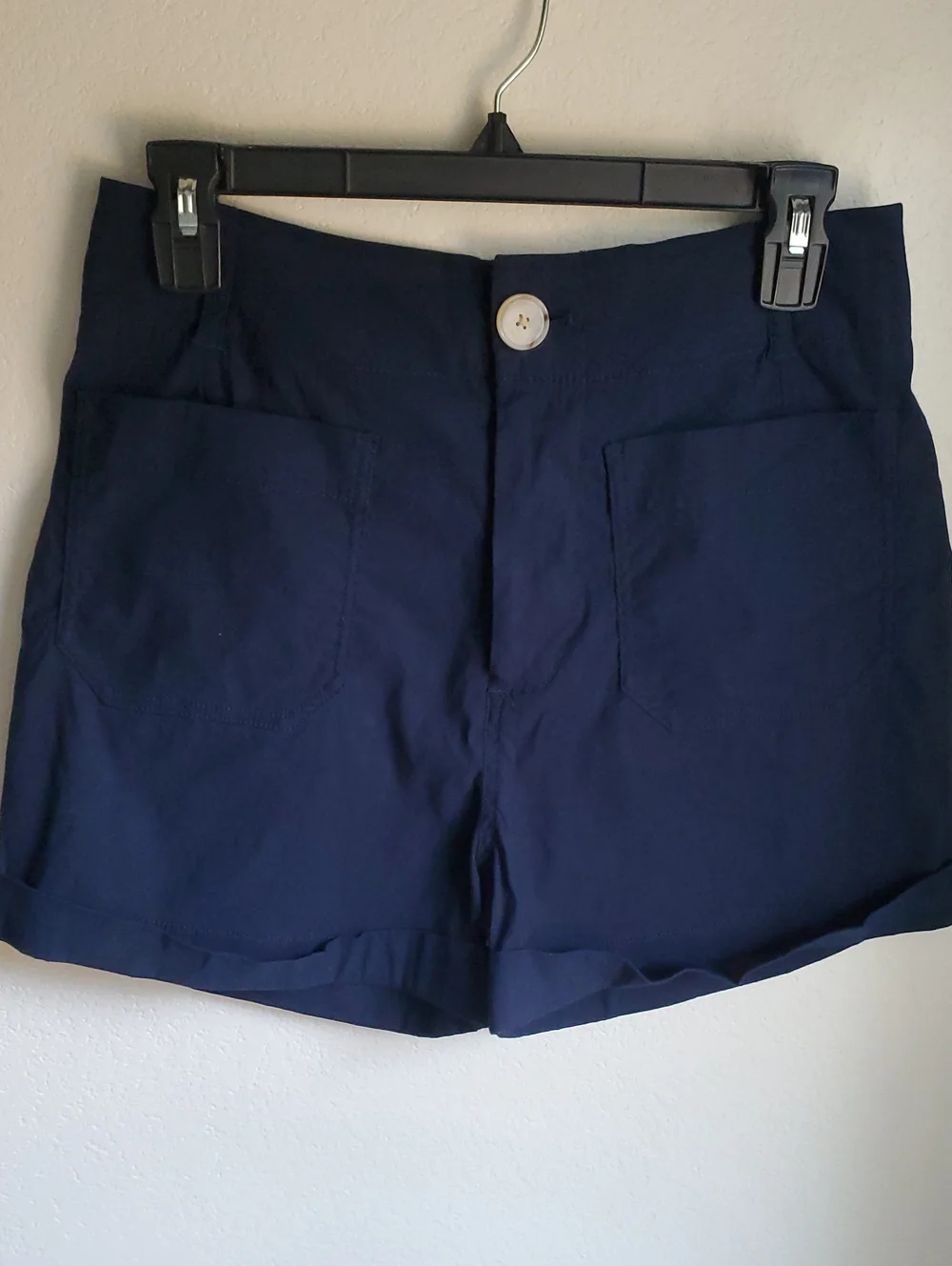 NWOT By Anthropologie Colette High-Waist Shorts Size 28 Linen Cotton Blend